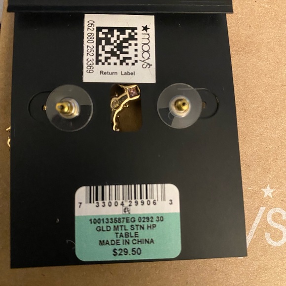 INC multi-color stone earrings - Picture 3 of 3